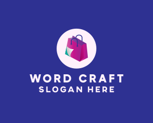 Isometric Shopping Bag logo design