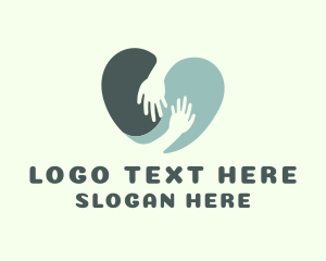 Couple - Hand Care Support logo design
