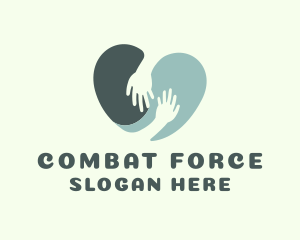 Social Welfare - Hand Care Support logo design