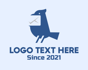 Social Media - Mail Finch Bird logo design