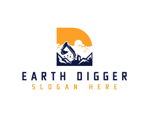 Digger - Excavation Miner Digger logo design