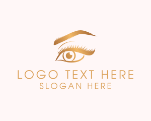 Beautiful - Eye Beauty Cosmetics logo design