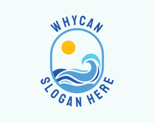 Coast - Seaside Wave Beach Resort logo design