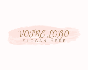 Business Watercolor Cursive  Logo