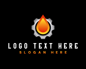 Gear - Gas Fuel Gear logo design