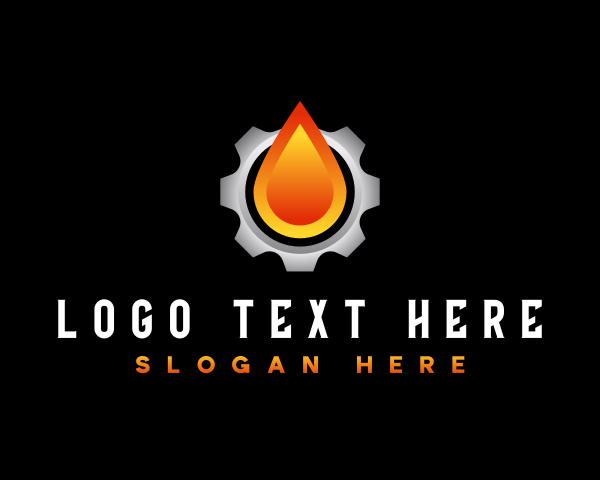 Gear - Gas Fuel Gear logo design