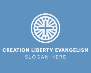 Religious Cross Chapel logo design