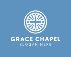 Chapel - Religious Cross Chapel logo design