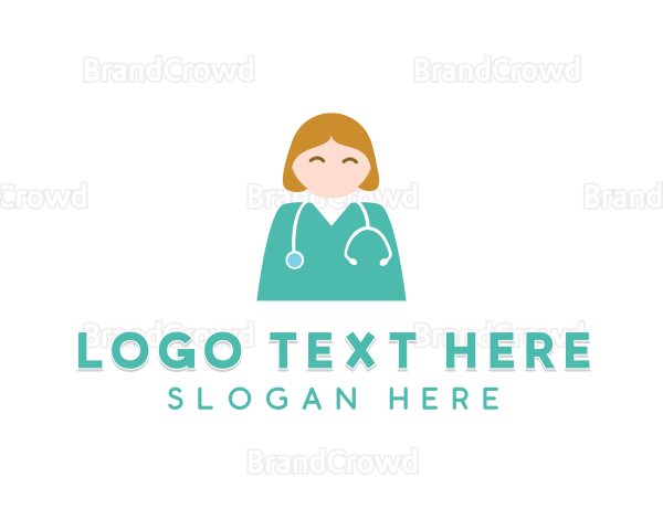 Hospital Doctor Nurse Logo