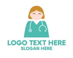 Hospital Doctor Nurse Logo