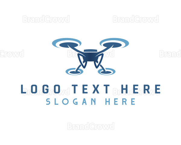 Drone Quadcopter Videographer Logo