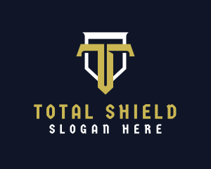 Shield Crest Templar logo design