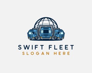 Mover Truck Fleet logo design