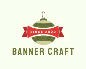 Banner - Christmas Ball Banner logo design
