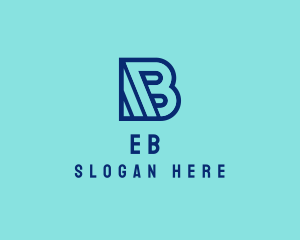 Geometric - Technology Business Letter B logo design