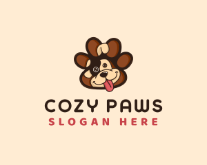 Puppy Dog Paw logo design