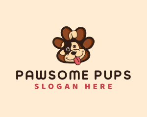 Puppy Dog Paw logo design