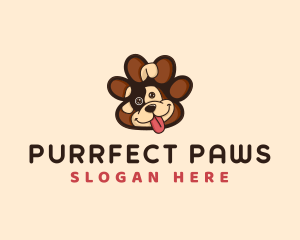 Puppy Dog Paw logo design