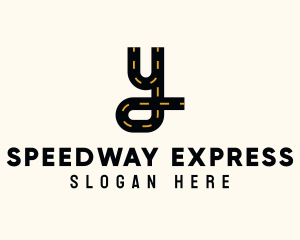 Expressway - Travel Road Letter Y logo design