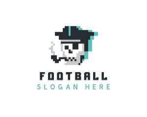 Digital Pixel Pirate Logo