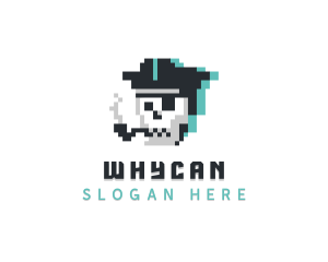 Gamer - Digital Pixel Pirate logo design