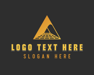 Finance - Pyramid Architect Developer logo design