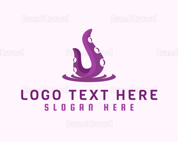 Tentacle Octopus Squid Logo