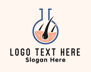 Skin Treatment - Hair Lab Treatment logo design