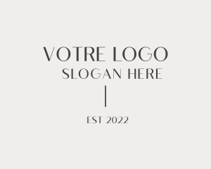 Accountant - Elegant Modern Wordmark logo design