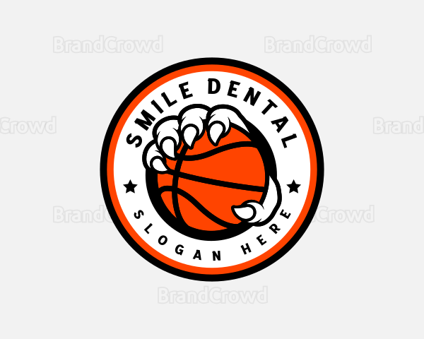 Basketball MVP Claw Logo