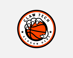 Basketball MVP Claw logo design