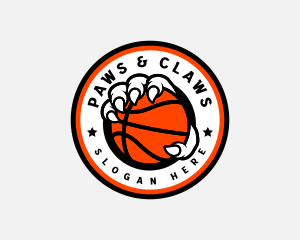 Basketball MVP Claw logo design