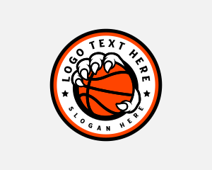 Basketball MVP Claw Logo