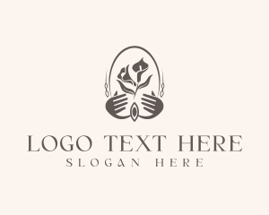 Yogi - Flower Beauty Spa logo design