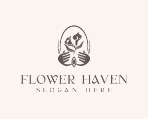 Flower Beauty Spa logo design