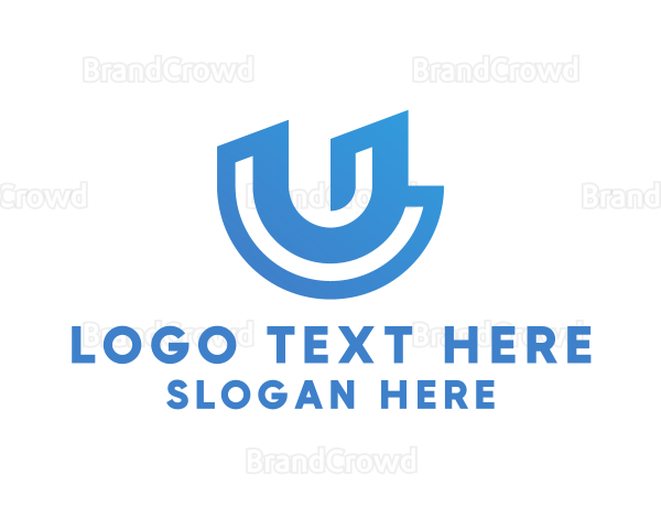 Creative Tech Letter U Logo