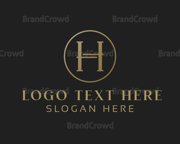 Luxury Elegant Letter H Logo