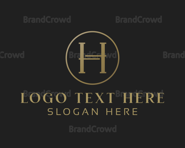 Luxury Elegant Letter H Logo