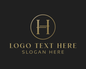 Antique - Luxury Elegant Letter H logo design
