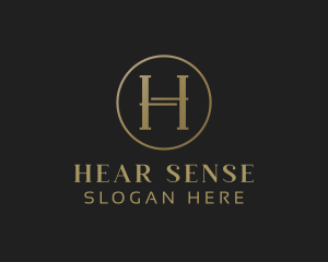 Luxury Elegant Letter H logo design