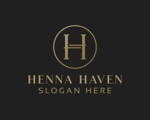 Luxury Elegant Letter H logo design