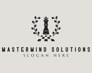 Master - Champion Chess Tournament logo design