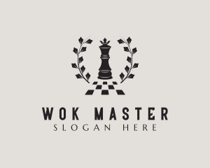 Champion Chess Tournament logo design