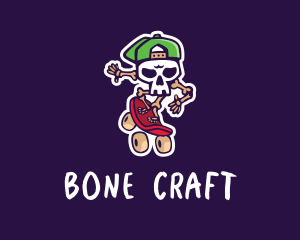 Skeleton - Skeleton Cap Skateboard logo design