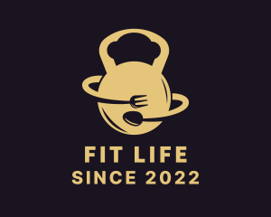 Chef Fitness Kettlebell    logo design