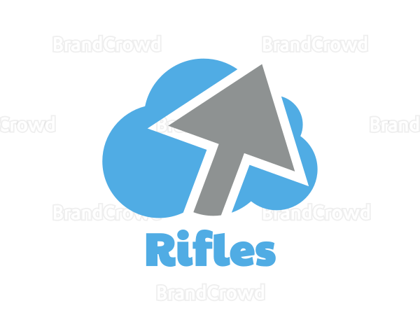 Cloud Arrow Cursor Logo