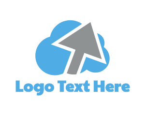 Cloud Arrow Cursor Logo