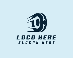 Mechanic - Automotive Wheel Wrench logo design