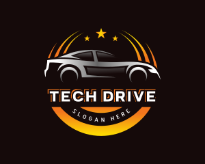 Drive Car Auto Detailing logo design