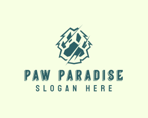 Wild Paw Veterinary logo design